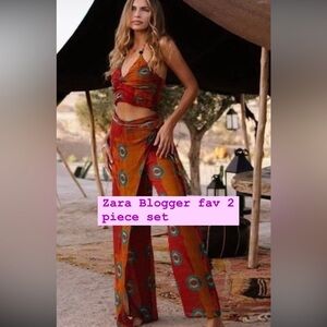VIRAL NWT ZARA Rust Tie Dye
 Pareo
Wrap pants XS
🚨FIRM PRICE NO DISCOUNT